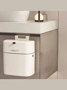 Cubo de basura plegable de plástico para cocina, cubo de basura para dormitorio, se puede colgar en la puerta del gabinete, caja de almacenamiento y clasificación de basura montada en la pared, cubo de basura de plástico que ahorra espacio, almacenamiento y organización convenientes, adecuado para espacios pequeños, diseño de cocina moderno, cubo de basura de cocina