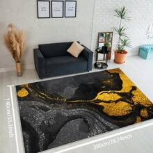 Local Rug, Luxurious Marble Pattern Rug With Backing, Machine Washable Rug, Dot-Plastic Backed, Room Rug, Bedroom, Home Office, Kids' Room, Playroom, Kitchen, Dining Room Mother's Day Home Bathroom Decor - Multicolor - View 34