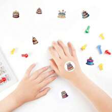 500pcs Cake Stickers, 1-Inch Self-Adhesive Paper Seals, Used To Design Series Stickers, For Gift Flowers, Dessert Gifts, DIY Decorative Boxes, And Packaging Labels.