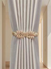 Alloy Metal Spring Curtain Clips, High-End Curtain Tiebacks, Metal Texture Home Decor - Multicolor - View 12