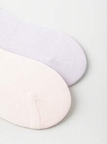 5 pares de calcetines de tobillo de algodón delgado, transpirables y absorbentes del sudor, de unicolor para mujer, anti-olor