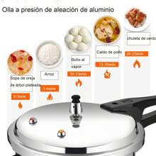 Olla De Presion Express 3 Litros Segura Para 2-3 Personas - Plateado - Ver 8