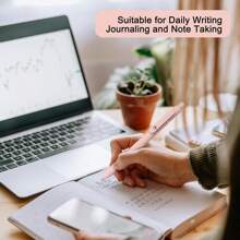 5pcs Gel Pens,0.5mm Fine Point Black Ink Pens With Smooth Wirting,Qucik Dry Pens For Journaling,Cute Nice Aesthetic Pens, Office School Supplies Women Men Student