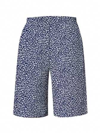 女士休闲宽松抽绳裤，梭织面料沙滩裤，四季皆宜