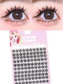 100 对/包卡通向日葵假睫毛，自然蓬松 & 100 对/包狐狸兔子风格松垮假睫毛，增强体积和自然外观，韩式 & 3 件小狗系列松垮假睫毛睫毛簇，睫毛簇，单根睫毛，睫毛，假睫毛