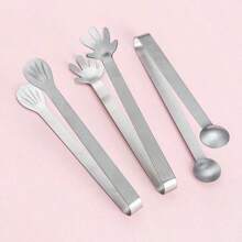 1 件不锈钢厨房烹饪食物钳，多功能器具，适用于肉类、沙拉、面包、烧烤 - 彩色 - 查看 1