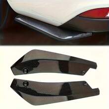 Car Rear Bumper Diffuser Splitter With Separate Spoiler & Scrape Protector, Rear Spoiler Modification