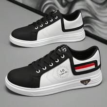 Fashion Casual Shoes, Versatile, Suitable For School, Office, Going Out And Many Other Occasions. - Black and White - View 3