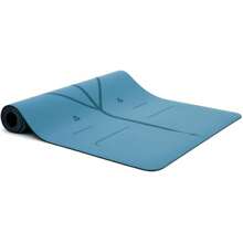 Yoga Mat – Patented Alignment System, Warrior-Like Grip, Non-Slip, And , Ultra-Lightweight, Sweat Resistant, Long, Wide And Thick - Blue - View 3