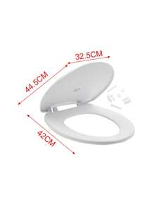 Couvercle de siège de toilette de couleur unie, accessoires de couvre-siège de toilette universel pour la décoration de salle de bain en été