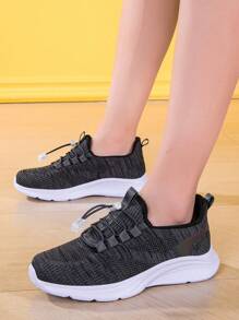 1 Pair Girls' Breathable Comfortable Fashionable Casual Shoes, Lightweight Running Sneakers, Spring/Summer - Multicolor - View 5