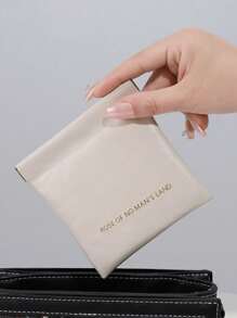 1pc Luxury PU Leather Makeup Bag, Candy Makeup Bag, Hand Bag, Portable Toiletry Bag, Travel Makeup Bag, Portable Makeup Bag, Multifunctional Organizer Bag With Handle, Travel Cosmetic Bag, Toiletry Bag, Travel Makeup Organizer With Dividers And Handle, Waterproof Large Capacity Multifunctional Travel Makeup Bags, Makeup Bag, Storage, Makeup Organizer