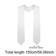 1 Stück Abschlussband, Einfaches Abschlussband für Erwachsene, Hochwertige Abschlussband für Zeremonien & Fotos, Abschlussfeier - Verschiedenfarbig - Übersicht 11