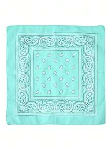FADZOYLE Khăn quàng cổ họa tiết Paisley in hình đầu quấn khăn quàng cổ đa năng khăn tay vuông khẩu trang băng đô cho phụ nữ mặc khi dự tiệc - khăn tay - Xem 7