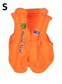 ABC Letter Inflatable Swimming Vest/Buoyancy Aid, Adjustable Safety Buckle & Dual Air Bags, Suitable For Swimming Pool, Beach, Lake, And Ocean - Yellow - View 9