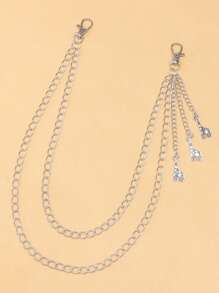 1pc Fashionable Giraffe Pendant Pants Chain, Versatile Hip-Hop Style Pants Chain For Men, Suitable For Teens, Casual Outdoor, Athletic, Vacation, Travel, Graduation Gifts, Birthday, Daily Wear