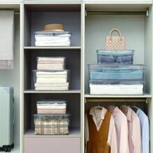 Clear Plastic Glossy Extra Wide Shoe Box With Lid, Adult Size, One Pair Size, One Tier