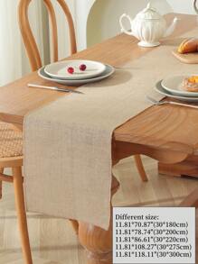 1 件 100% 亚麻复古流苏桌旗，适用于咖啡桌、橱柜、桌布、厨房餐桌、餐垫、野餐垫、礼物、家居装饰、咖啡厅、书房、别墅、派对、家庭聚会、节日装饰、室内外、房间装饰、户外家具、花园派对、婚礼装饰，有多种尺寸可供选择 - 卡其色 - 查看 8