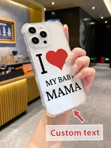 1 pièce Coque de téléphone personnalisable en TPU transparent anti-chute, compatible avec les smartphones iPhone, Android comme OPPO, compatible avec iPhone 15 Pro Max, A14, A54, A52, A31 4G, A23, Redmi Note 8 Pro, Note 11 Pro 4G, Note 12 4G, OPPO A54