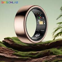 SIMSONLAB NEW Stainless Smart Ring Low Power Large Battery With LED Lights Information Alert