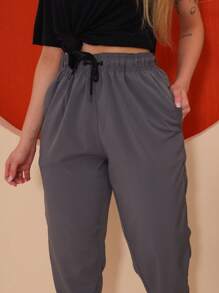 Calça Feminina Jogger Esportiva Bomber com Elastano e Bolso