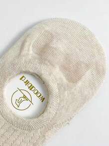 5 Pairs Low Vamp Invisible Ankle Socks, Non-Slip, Comfortable, Soft, Breathable, Versatile For Everyday Wear - Multicolor - View 5