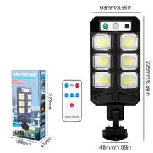 Waterproof LED Solar Light With Remote Control Presence Sensor Adjustable Light Spotlight - 黑色 - 查看 6