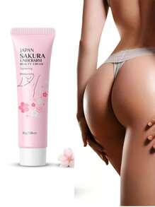 1/2pcs 淡化黑斑 LAIKOU 樱花腋下霜，30g 保湿亮白身体乳液 滋养身体霜 女士和女孩美白霜 旅行护肤品，樱花亮白增强霜，含樱花提取物的身体护理霜，日本樱花亮白增强霜