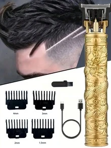 Hair Clipper Electric Pusher Haircut Machine Electric Clipper Oil Head Carving Razor For Bald Head HaircutFast Charging Portable Hair Clipper Multifunctional Household Electric Clipper New Professional Engraving Hair Clipper - Multicolor - View 5