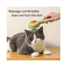 1 件舒适猫咪脱毛刷，带伸缩按钮，宠物美容刷，宠物按摩刷，猫狗脱毛刷，小猫刷毛，狗狗美容，猫狗脱毛 - 彩色 - 查看 4