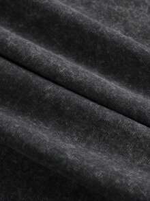 YOURBRAND, I'm Doing Well, Becoming A Different Version Of You. Hip Hop Fashion Street, High Street, Y2K Star Popular Letter Pattern Printed 230g Washed Cotton T-Shirt, Single Piece, Men's High-Quality Printed Washed Cotton Retro Fashion Brand Loose Casual Black T-Shirt, Suitable For All Seasons Outdoor Wear, With A Certain Thickness, Daily Wear And Friend Gifts, Back To School Gifts