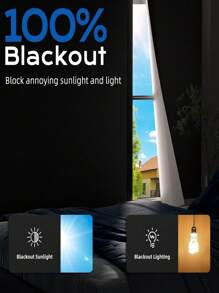 Une peut être coupée selon sa propre taille, Rideau occultant temporaire, Nouveau rideau 100% occultant, Rideau anti-ultraviolet, Rideau occultant pour fenêtre et puits de lumière, Panneau occultant complet, Toile occultante portable, Convient pour la chambre à coucher, la fenêtre de voiture, occultation, Rideaux à installation simple pour la décoration de la salle de séjour, de la cuisine, de la maison, de la chambre à coucher