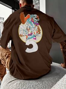 FLUXOGEEK Camisa Camiseta Oversized Streetwear  One Piece Luffy Gear 5 Despertar Ataque Especial Expansão Velocidade Transformação Série REF 7167 FLUXOGEEK