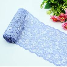 VEN003 "Elegant Lace: Delicacy That Transforms Your Creation" - Lilac Purple - View 1