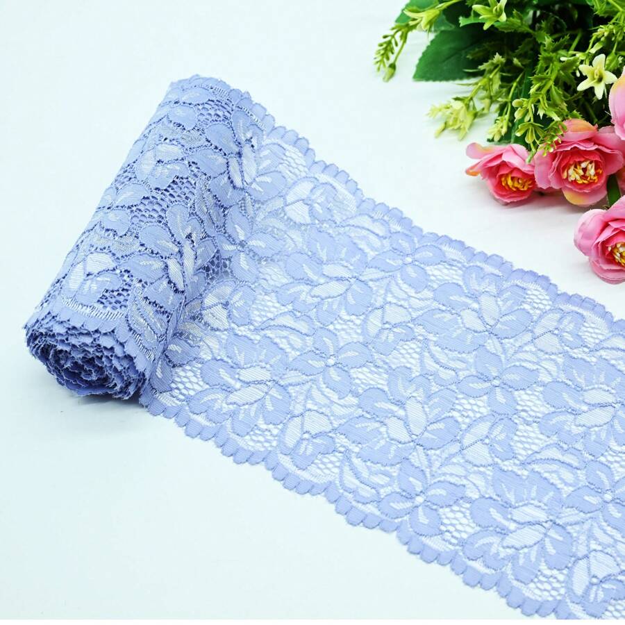 VEN003 "Elegant Lace: Delicacy That Transforms Your Creation" - Lilac Purple - View 1
