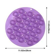 1PcRub Your Back Against The Wall In The Bathroom, Slouchy Silicone Back, Rub The Bath Brush, Suction Cups, Rub Your Back And Feet