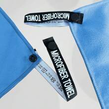 1pc Ultra-Fine Fiber Quick-Drying Towel, Lightweight, Soft, Absorbent, Versatile, Compact, Non-Stick Sand Beach, Camping, Travel, Swimming, Solid Color - Multicolor - View 4