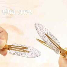 2/4/6/8/10 piezas Pinzas para el cabello con lámina, 1 tarjeta incluida por 2 pinzas, pinza para regalo de propuesta linda, favorito de fiesta de boda, fuerte antideslizante Grip, adecuado para uso diario, playa, boda