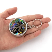 1 pièce de cendrier portable compact, cendrier de poche, en métal, convient comme cadeau pour la famille ou les amis, peut également être utilisé comme mini boîte de rangement personnel