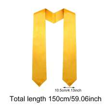 1 Stück Abschlussband, Einfaches Abschlussband für Erwachsene, Hochwertige Abschlussband für Zeremonien & Fotos, Abschlussfeier - Verschiedenfarbig - Übersicht 13