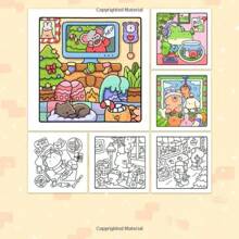 1 Comfy Days Coloring Book, A Coloring Book Specifically Designed For Adults And Teens And Students, Simple Yet Bold Design Drawing Books Featuring Cute Little Animals As Characters, Showing Comfortable Environments That Can Be Used To Relax The Mood, Exercise Concentration And Develop Color Perception,Mother's Day,Mom's Gift,Back To School,School Supplies