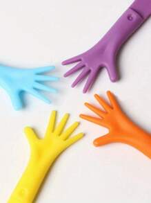 1pc Funny Finger Bookmark Creative Student Reading Book Memo Notebook Novel Page Marker - Multicolor - View 6