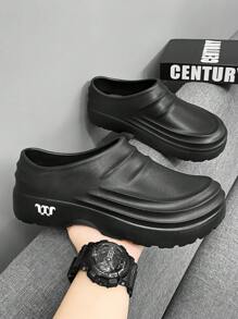 W 1 Pair Men's Waterproof, Anti-Slip, Oil-Resistant Chef/Kitchen Shoes, Suitable For Hotel, Food Factory Workers