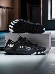 L.S.W.P Unisex Breathable Water Shoes - Quick Dry, Non-Slip Five-Finger Water Sports Shoes, Suitable For Indoor Fitness, Weightlifting, Yoga And Outdoor Activities Like Beach, Swimming, Surfing And Hiking - Durable Rubber Sole, Lace-Up Closure, All Season, Beach Shoes - Black - View 6