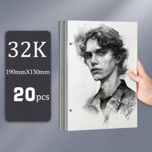 Thick Detachable Sketch Book, 32K/16K/A4/8K Art Drawing Pad, A4 Painting Notebook, A5 Loose-Leaf Detachable Sketch Book, 8K Sketch Pad,Mother's Day,Mom's Gift,Back To School,School Supplies