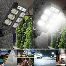 Waterproof LED Solar Light With Remote Control Presence Sensor Adjustable Light Spotlight - 黑色 - 查看 3