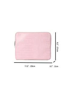 Crocodile Texture Laptop Sleeve Bag, Compatible With MacBook 13/13.3/14/15/16 Inch Air/Pro, Notebooks, Laptops, Chromebooks