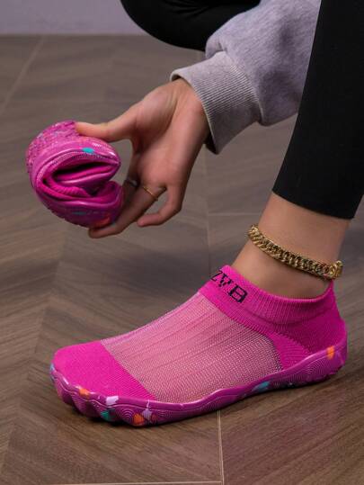 ZVB Couples Water Shoes Suitable For Barefoot Lovers, Soft-Soled Women Beach Shoes For Swimming, Diving, Outdoor Quick-Drying Summer Sandals, Fishing Water Shoes, Anti-Slip Breathable Wading Shoes