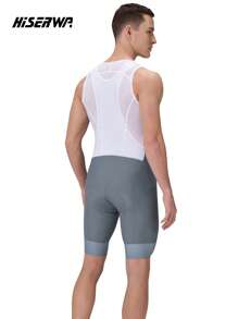 HISERWA [HISERWA] Men's Professional Cycling Bib Shorts, Featuring Italian Elastic Interface Chamois Pad Supporting Over 7 Hours Of Long-Distance Cycling, High-Quality Cycling Shorts For Mountain Biking And Road Cycling