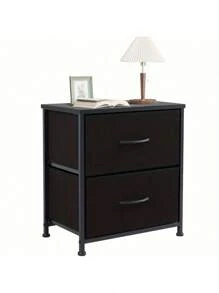 2-Piece Storage Cabinet Set, Including 2 Drawer-Type Storage Cabinets With Fabric Bins And Handles, Suitable For Storing Clothing Accessories, Miscellaneous Items, Etc.Suitable For Storage And Organization Of Wardrobes, As Well As Home Decoration And Storage